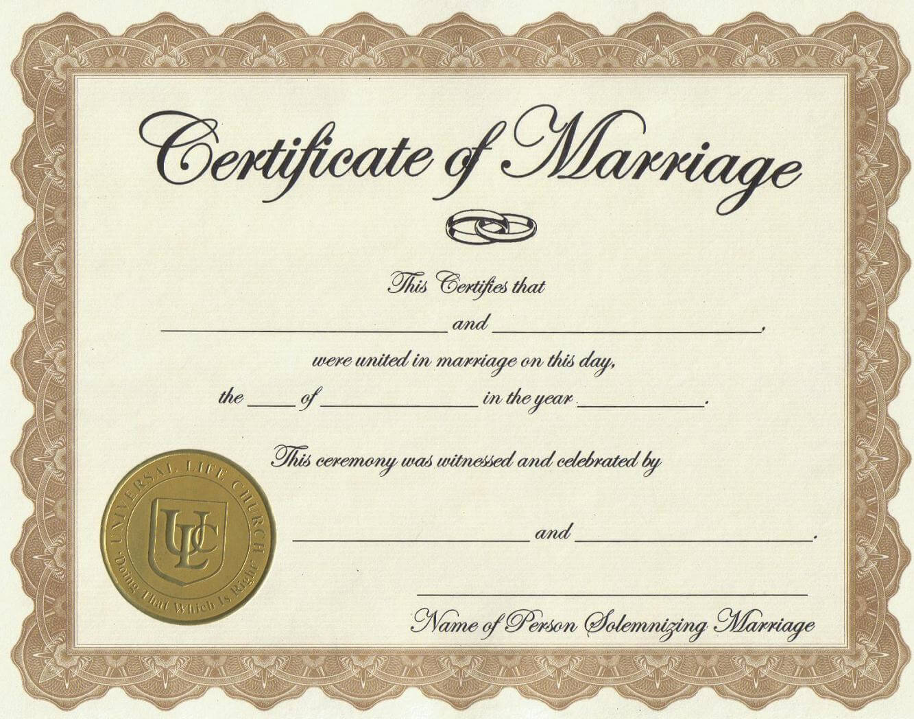 Marriage License Printable Achievement Certificate Template In Certificate Of License Template