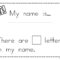 Me Book | Kindergarten Nana In All About Me Book Template