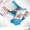 Medical Care And Hospital Trifold Brochure Template Free Psd With 3 Fold Brochure Template Free Download