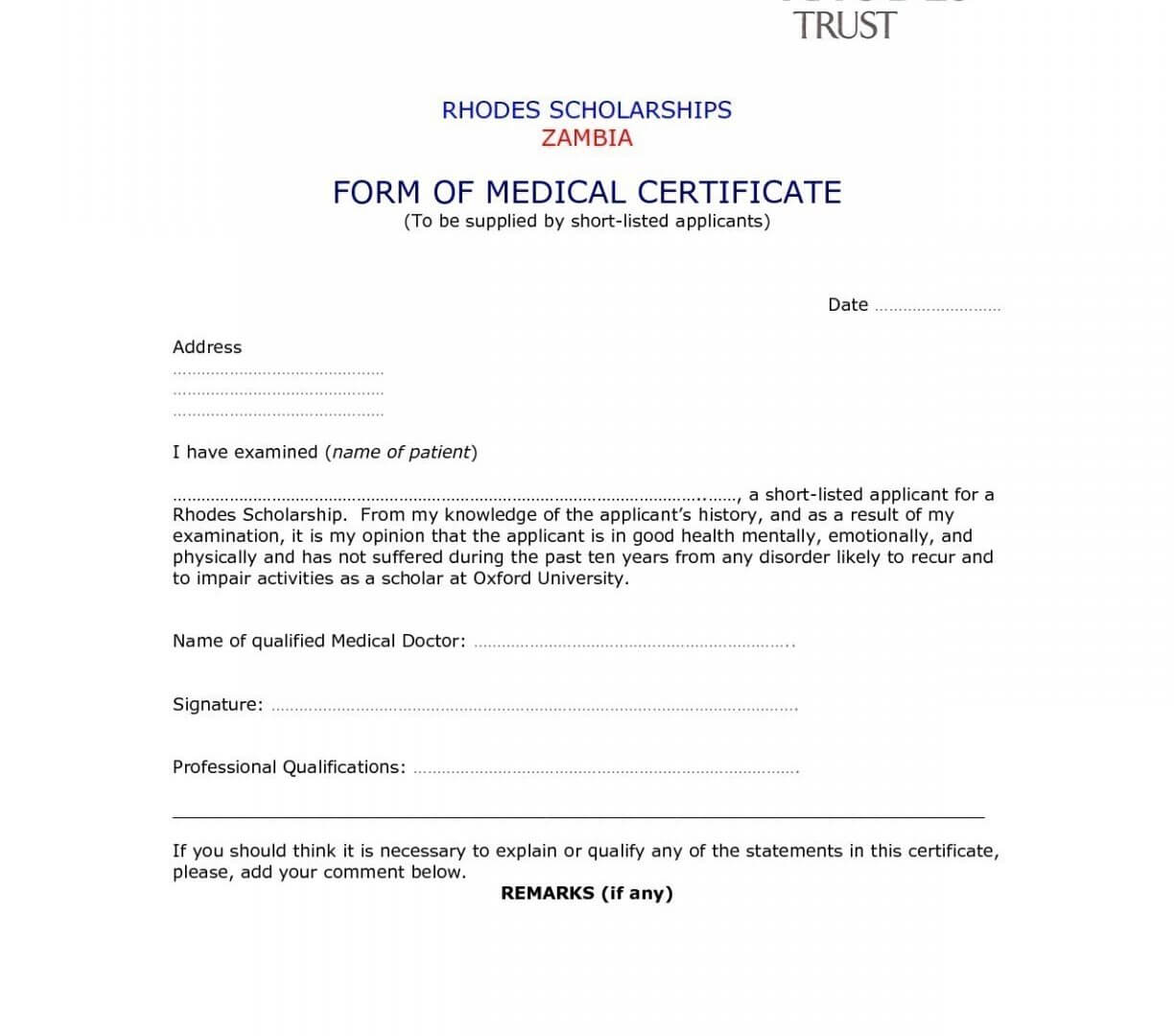 Medical Health Certificate Format – Tunu.redmini.co With Regard To Australian Doctors Certificate Template