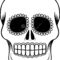 Mexican Sugar Skull Template Stock Vector - Illustration Of regarding Blank Sugar Skull Template