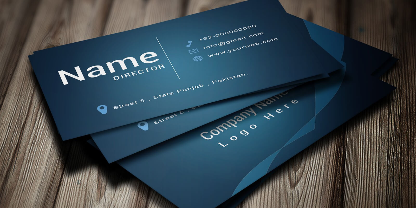 Modern Business Card Template With Buisness Card Template