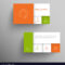 Modern Business Card Template With Flat Mobile For Adobe Illustrator Business Card Template