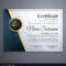 Modern Premium Certificate Award Design Template Pertaining To Award Certificate Design Template