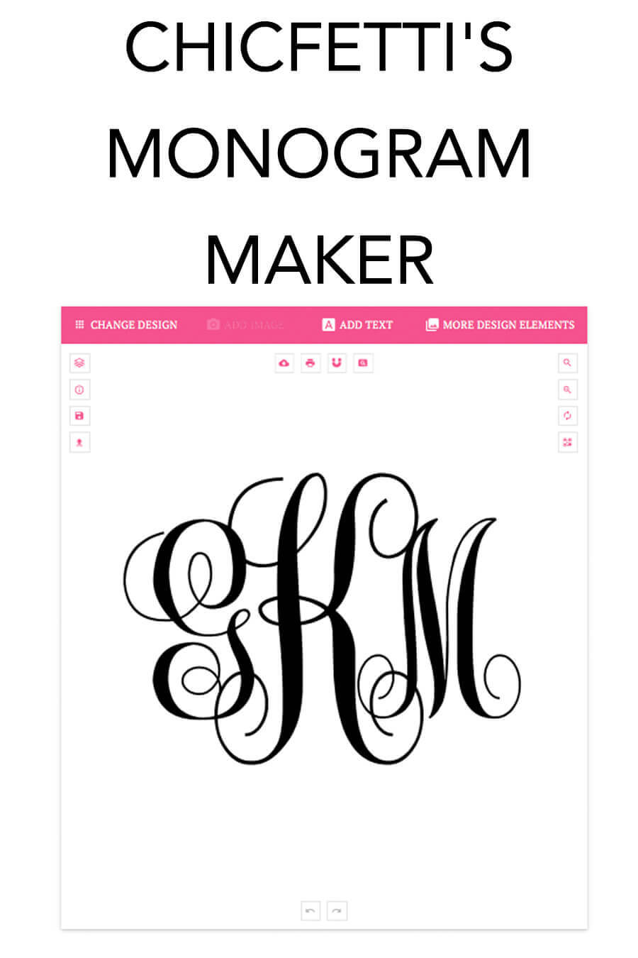 Monogram Maker - Make Your Own Monograms Using Our Free Within 3 Letter Monogram Template