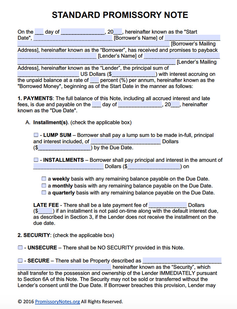 Ms Word Promissory Note Template - Colona.rsd7 regarding California Promissory Note Template Ms Word Promissory Note Template – Colona.rsd7 Regarding California Promissory Note Template