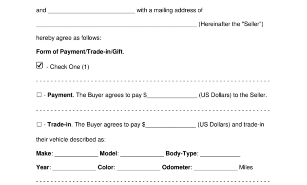 Nc Bill Of Sale For Vehicle - Colona.rsd7 with regard to Automobile Bill Of Sale Template
