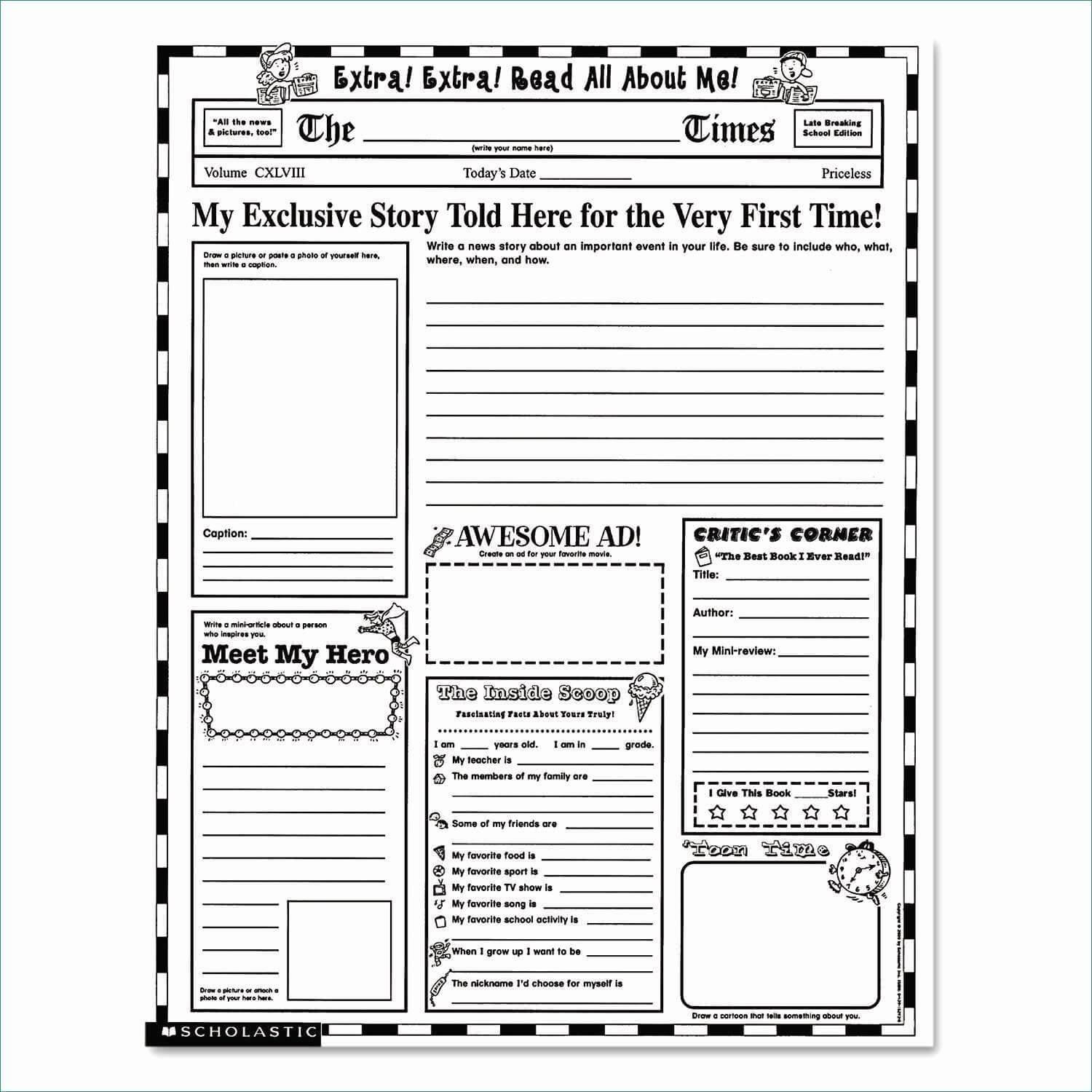 Newspaper Format Google Docs Luxury Free Newspaper Template Throughout Blank Newspaper Template For Word