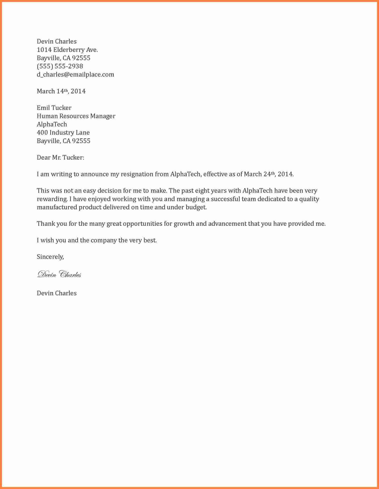 One Week Notice – Colona.rsd7 With 2 Weeks Notice Template Word