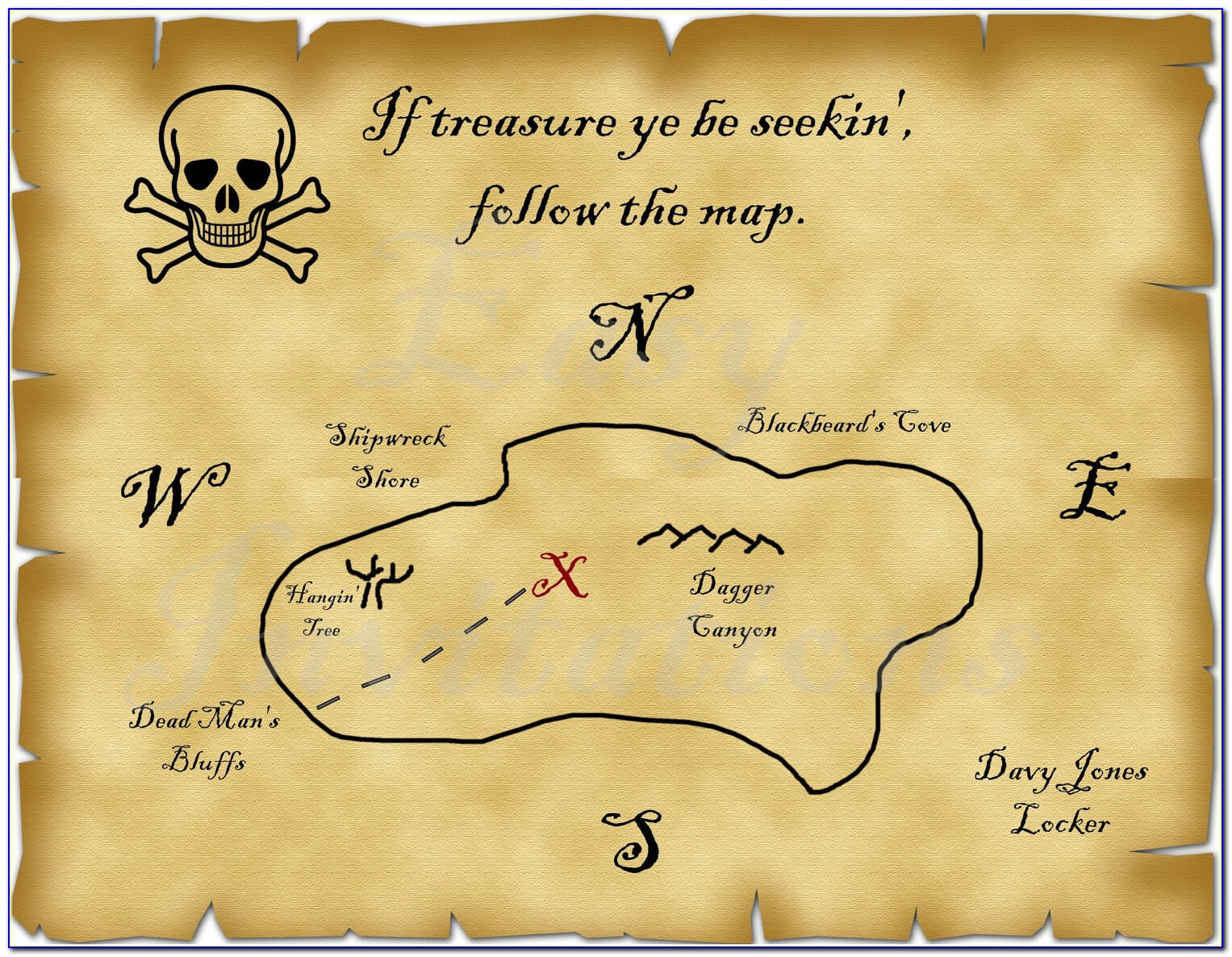 Pirate Maps Printable – Maps : Resume Examples #j3Dwqe4Olp With Blank Pirate Map Template