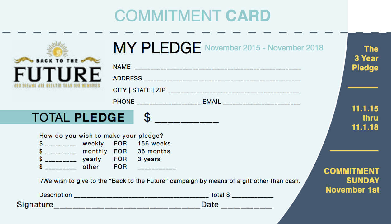 Pledge Card Template Word ] – Free Pledge Card Template Inside Building Fund Pledge Card Template
