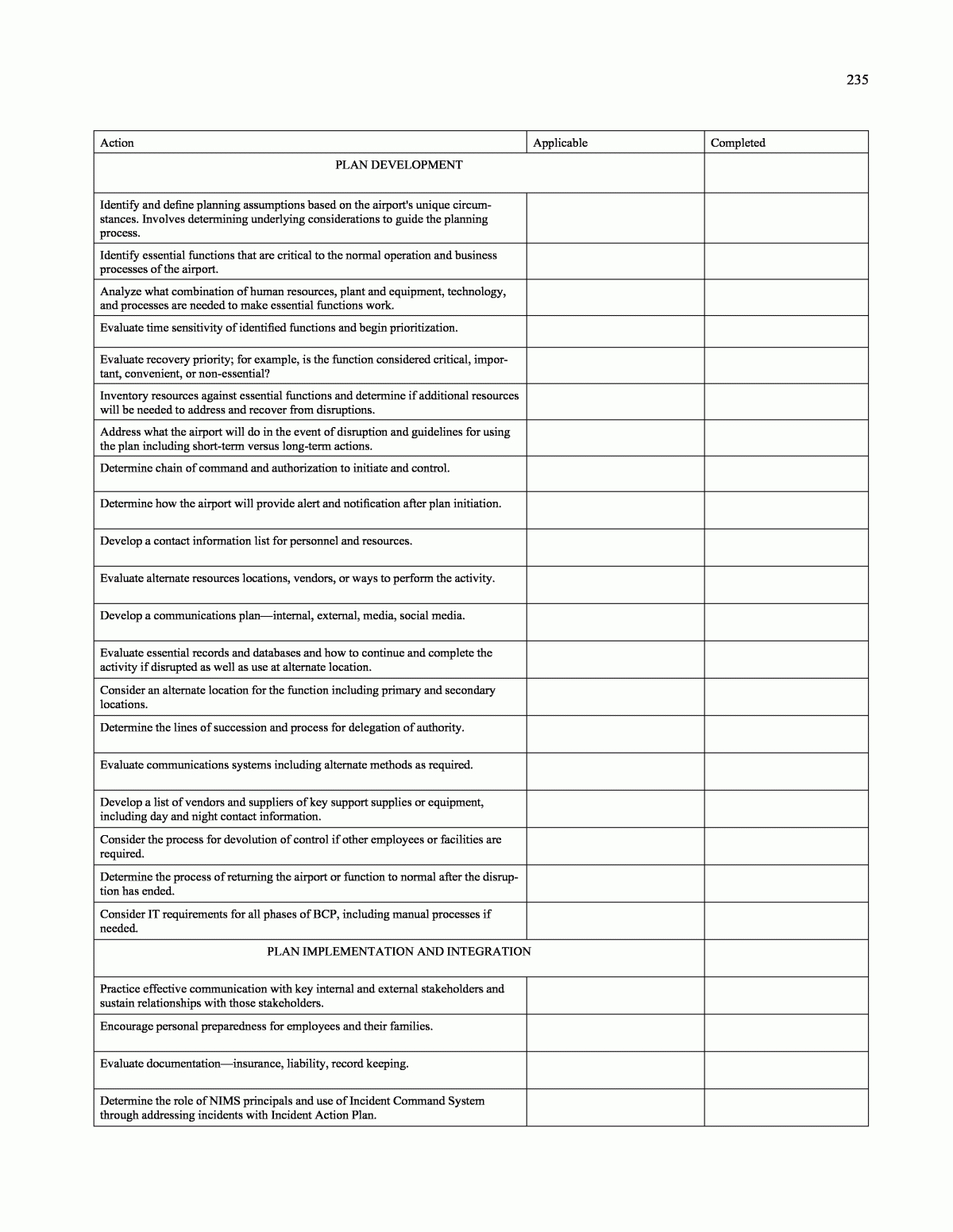 Popular Business Continuity Plan Word Document Ideas Usa Inside Business Continuity Checklist Template