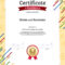 Portrait Certificate Template In Football Sport Inside Athletic Certificate Template