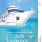 Poster Template Cruise Ship With «Bon Voyage» Headline With Regard To Bon Voyage Card Template