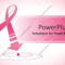 Powerpoint Template: Breast Cancer Awareness Pink Ribbon Throughout Breast Cancer Powerpoint Template