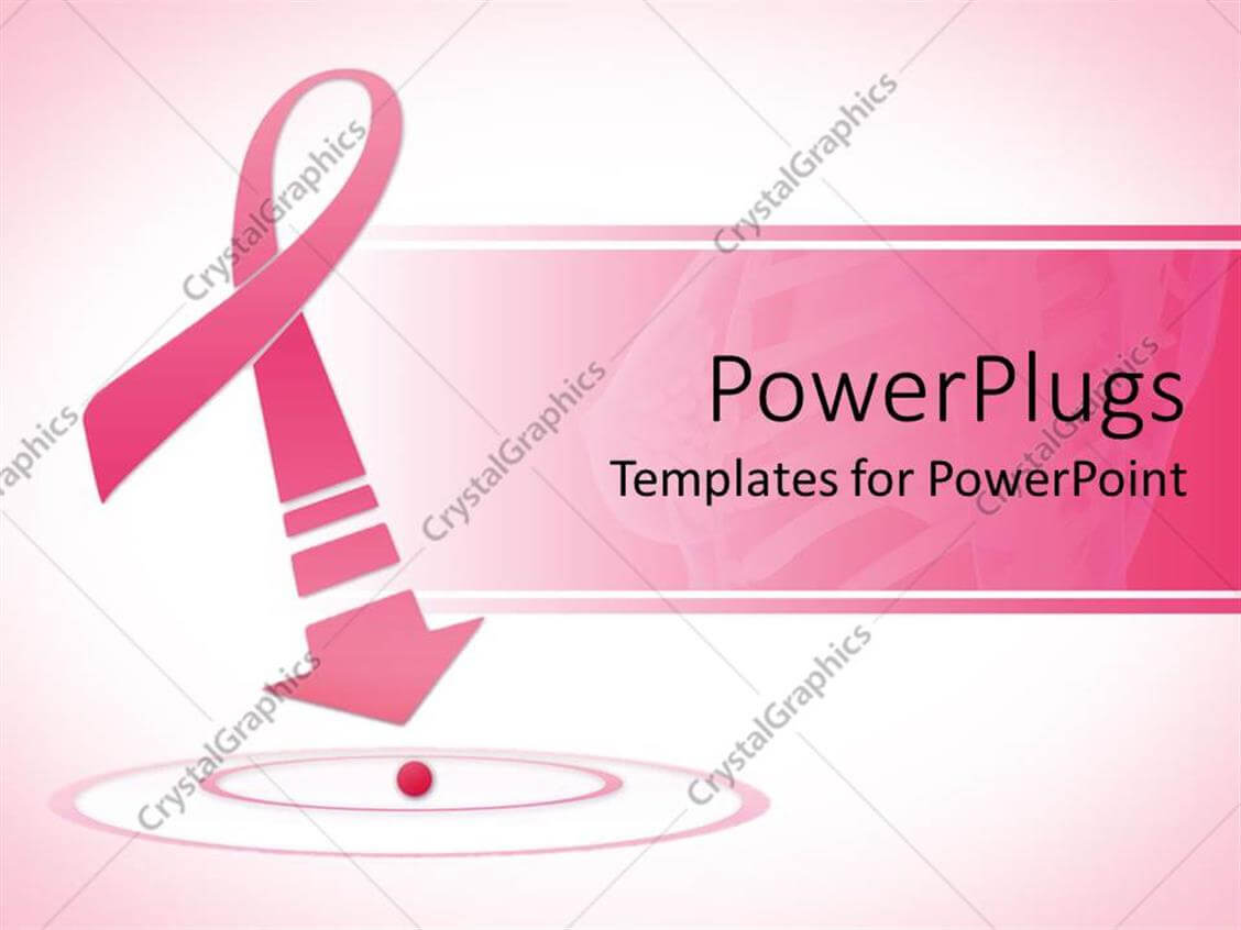 Powerpoint Template: Breast Cancer Awareness Pink Ribbon Throughout Breast Cancer Powerpoint Template