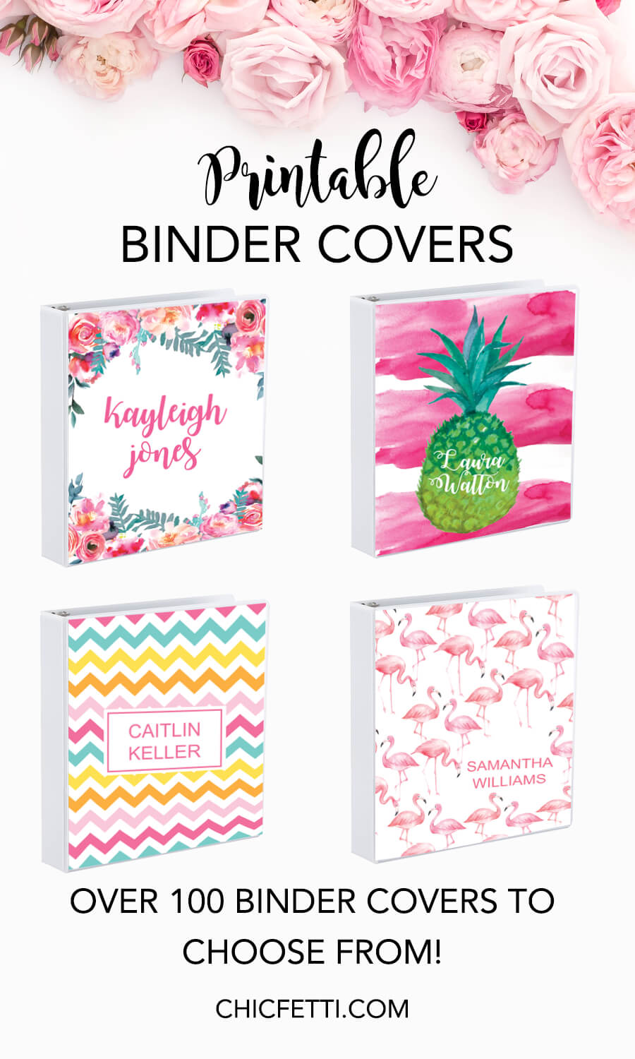 Printable Binder Covers – Make Your Own Binder Covers With With Regard To Binder Label Template
