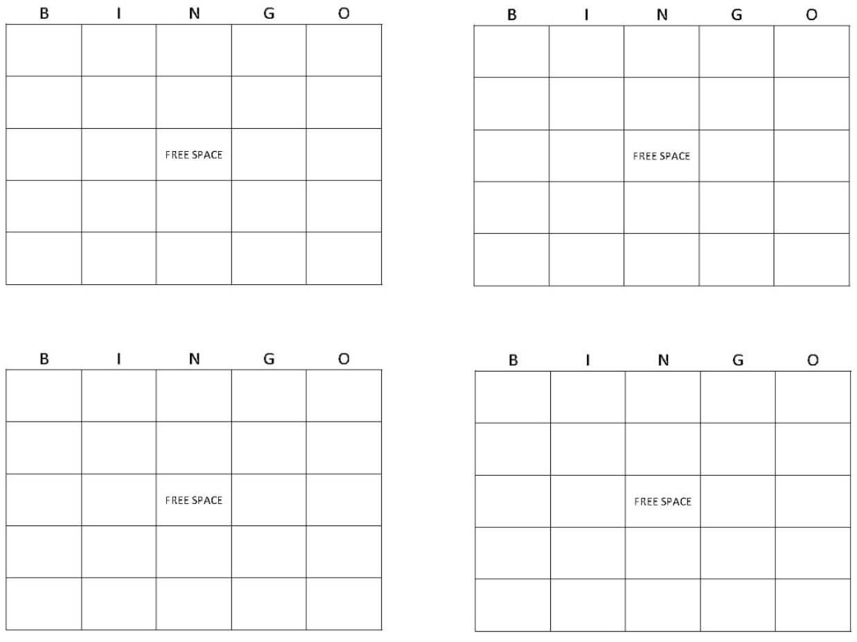 Printable Bingo Cards | Get Bingo Cards Here Within Blank Bingo Template Pdf
