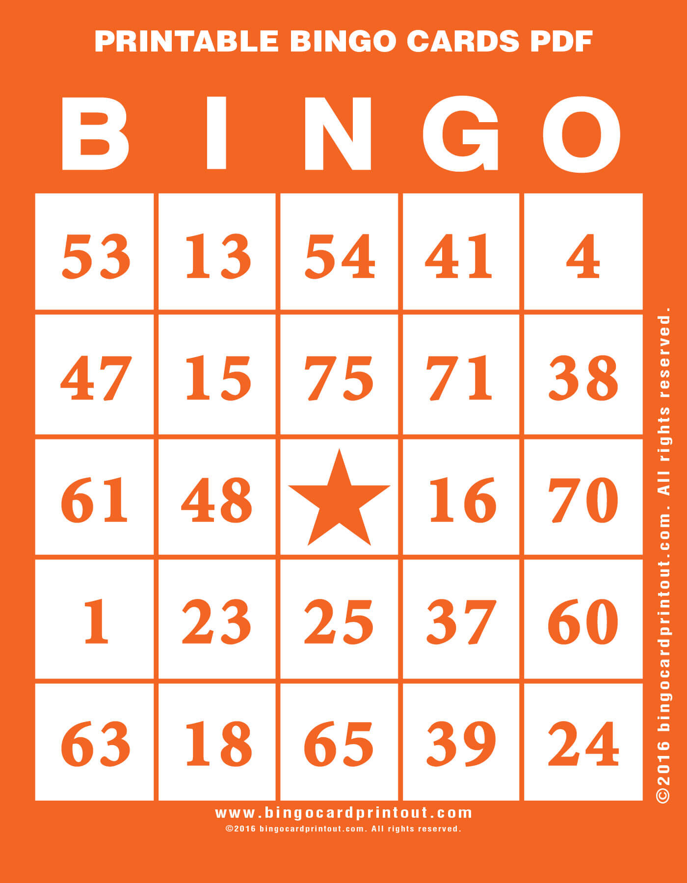 Printable Bingo Cards Pdf – Bingocardprintout With Blank Bingo Template Pdf