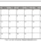 Printable Blank Calendar 2020 | Dream Calendars Intended For Blank One Month Calendar Template