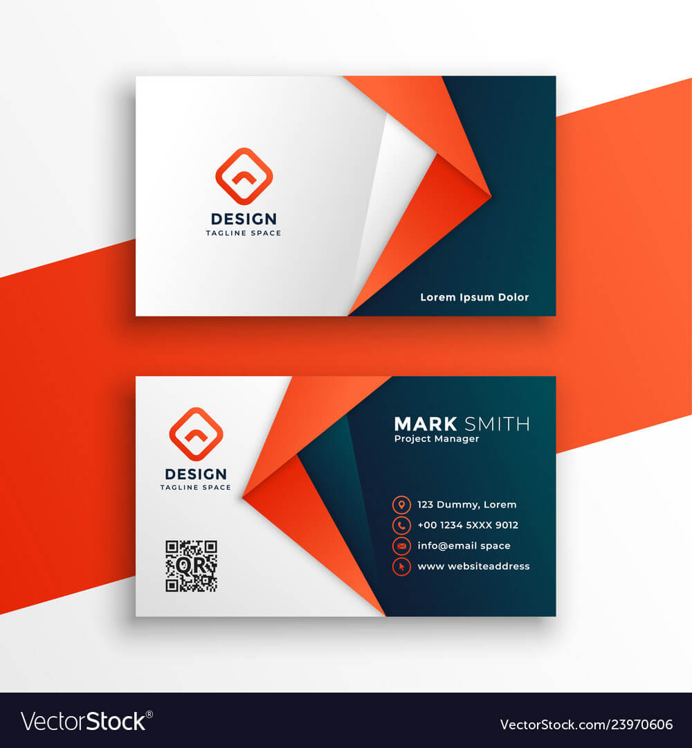 Professional Business Card Template Design Throughout Buisness Card Template