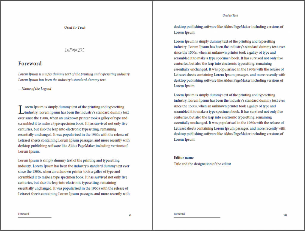 Professional Looking Book Template For Word, Free – Used To Tech Inside 6X9 Book Template For Word