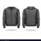 Realistic Detailed 3D Template Blank Black Male With Blank Black Hoodie Template