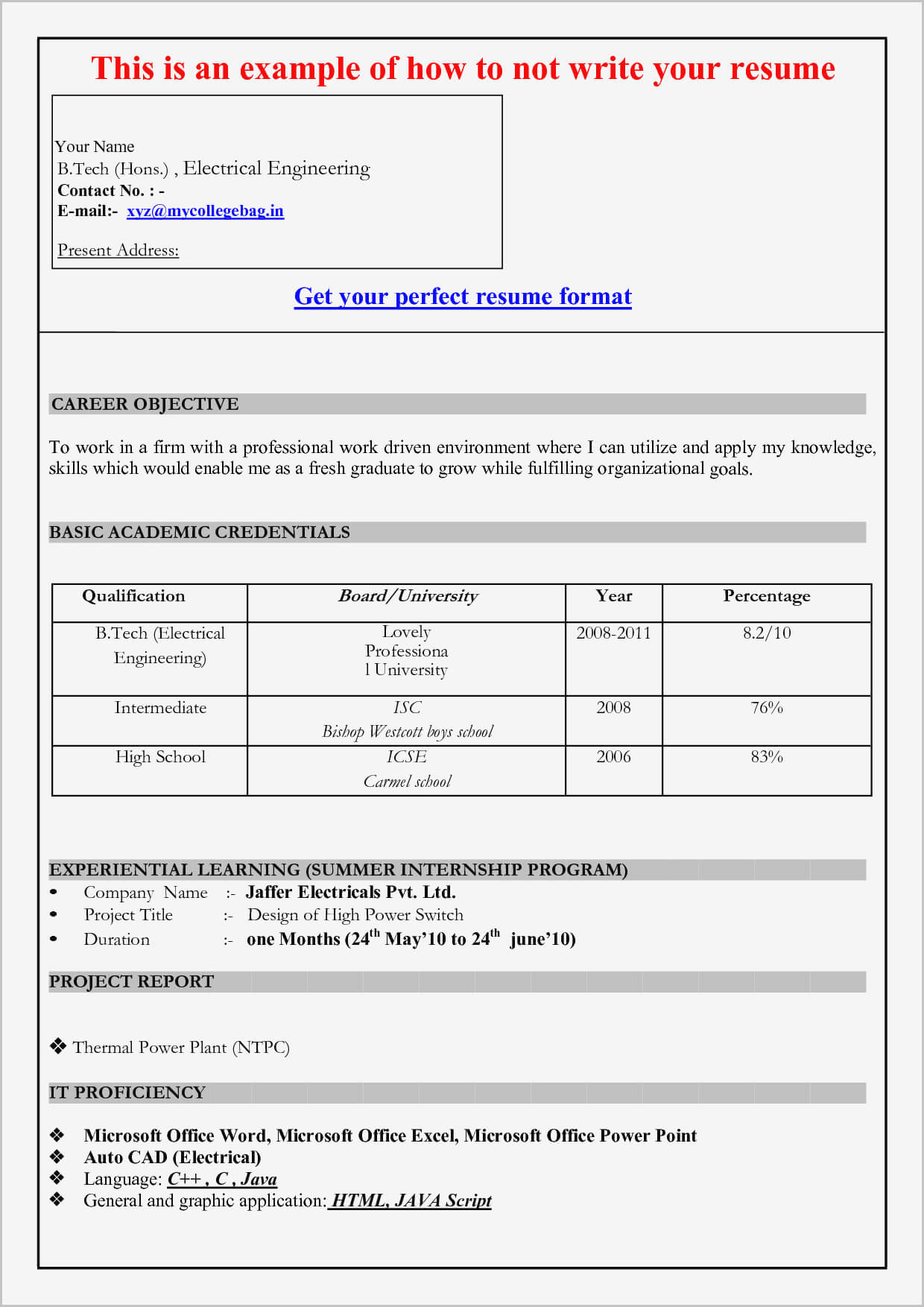 Resume Template For Microsoft Word 2007 Download – Resume With Regard To Brochure Templates For Word 2007