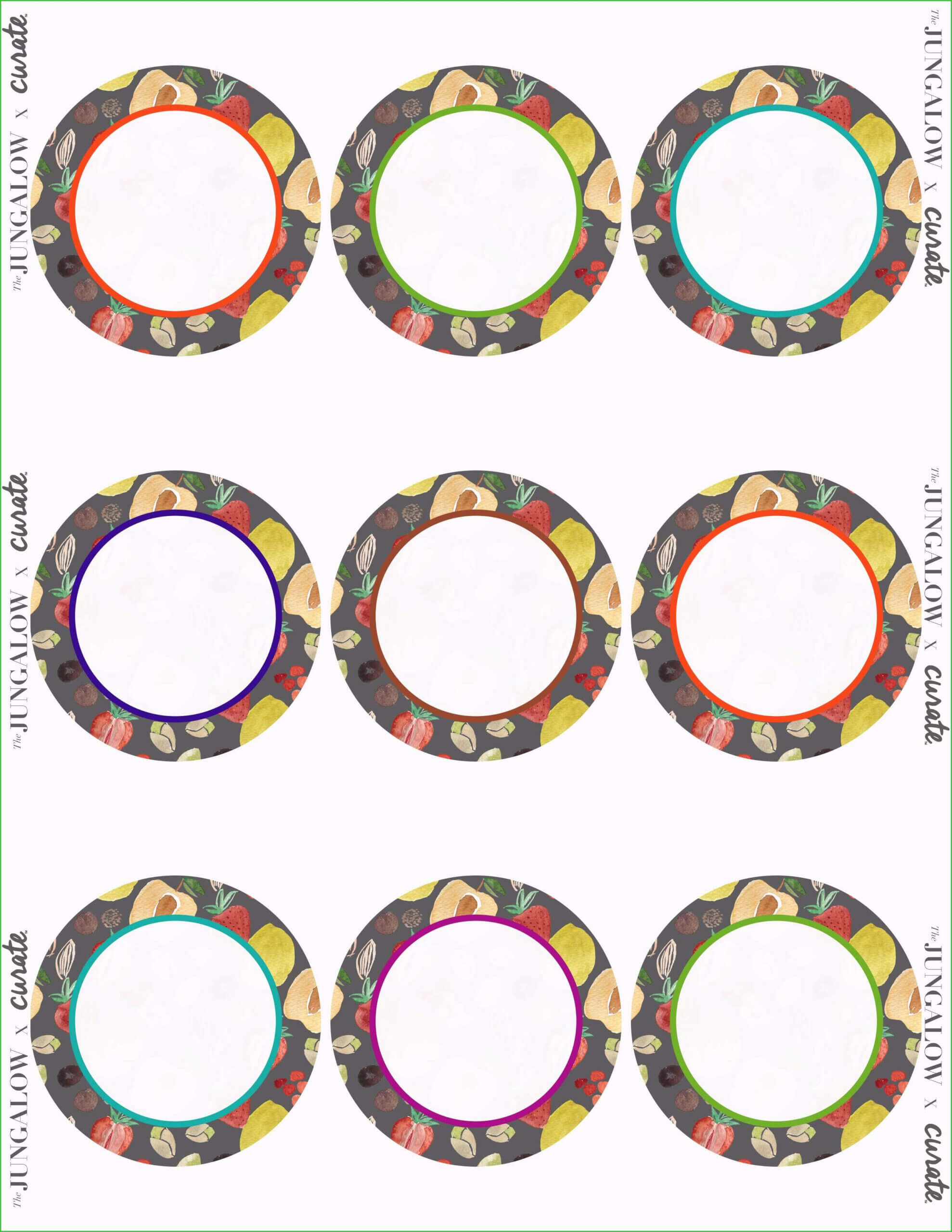 Round Labels On Sheets | Printable Labels And More Within 2 Inch Round Label Template
