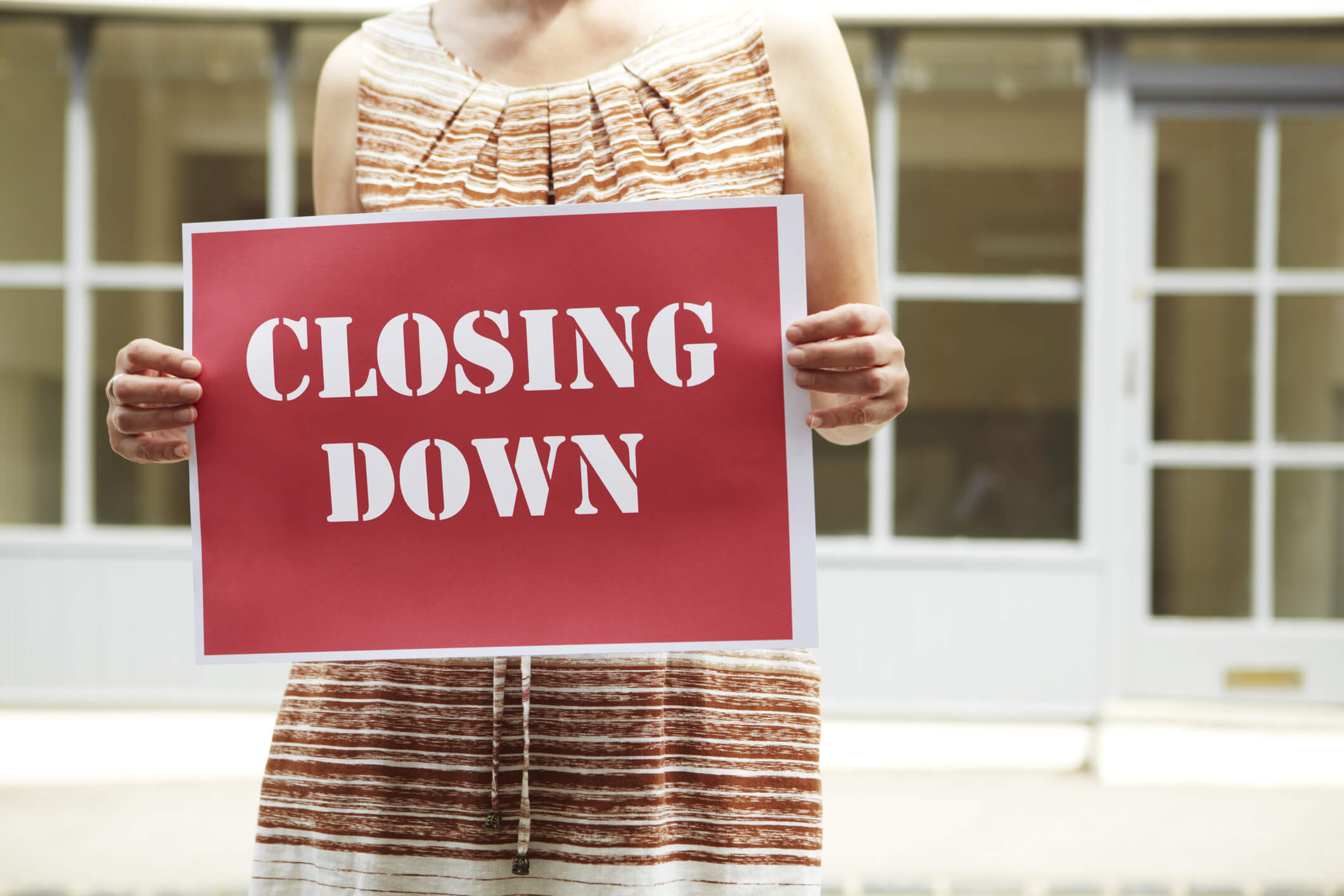 Sample Letter For Closing A Business | Lovetoknow Intended For Business Closed Sign Template