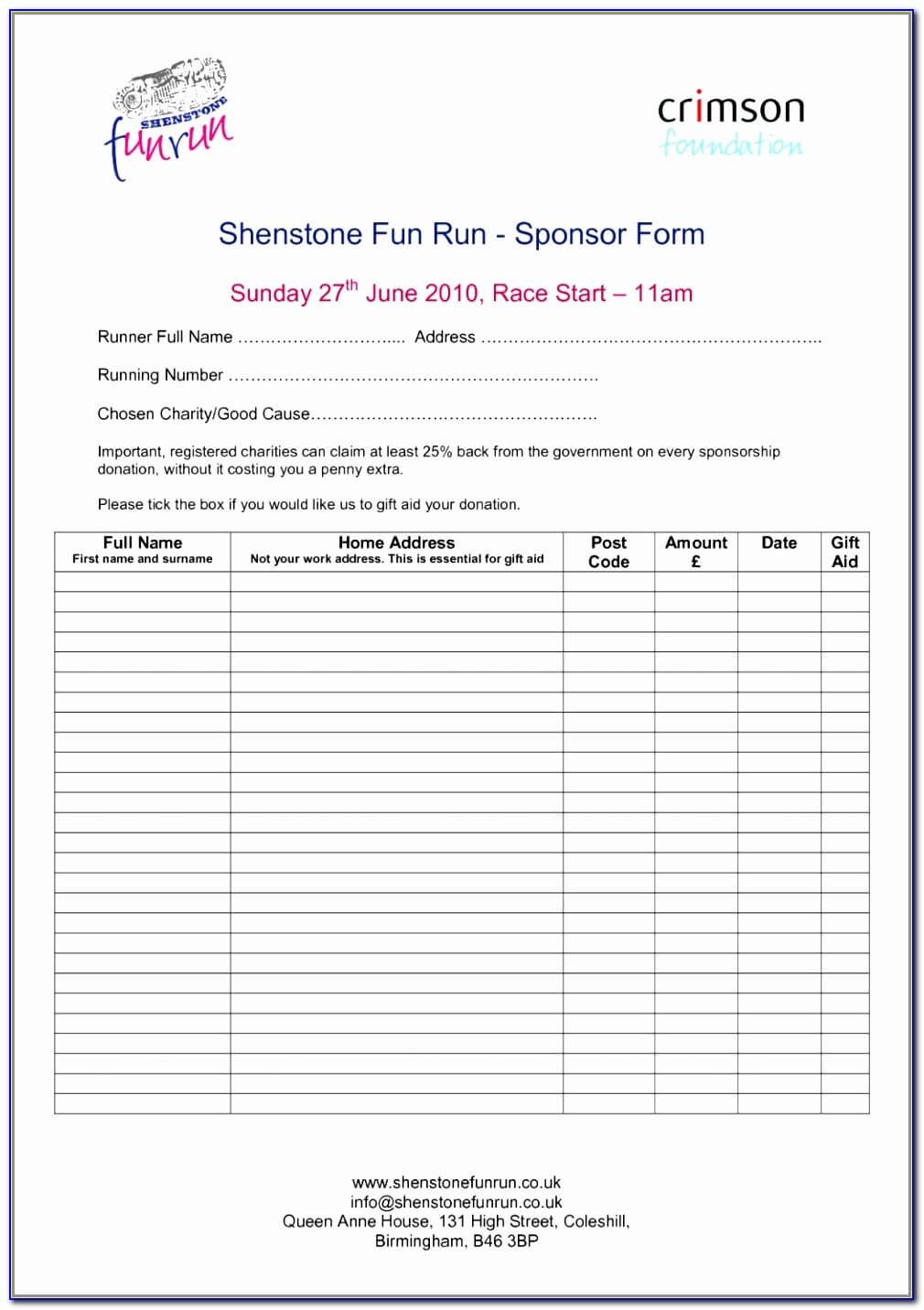 Sample Sponsorship Form Informatics Pharmacist Sample Resume With Regard To Blank Sponsor Form Template Free
