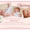 Samples Christening Invitations Throughout Baptism Invitation Card Template