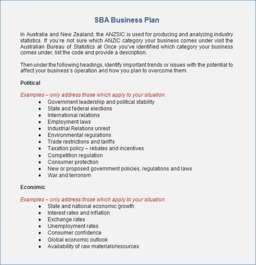 Sba Business Plan Template Doc Word Best Of Choice Image For Australian Government Business Plan Template