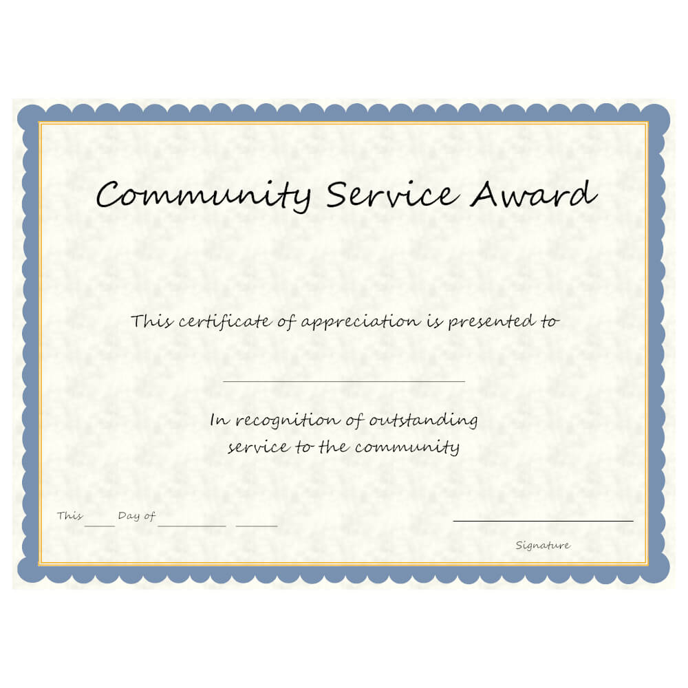 Service Awards Templates – Colona.rsd7 In Certificate For Years Of Service Template