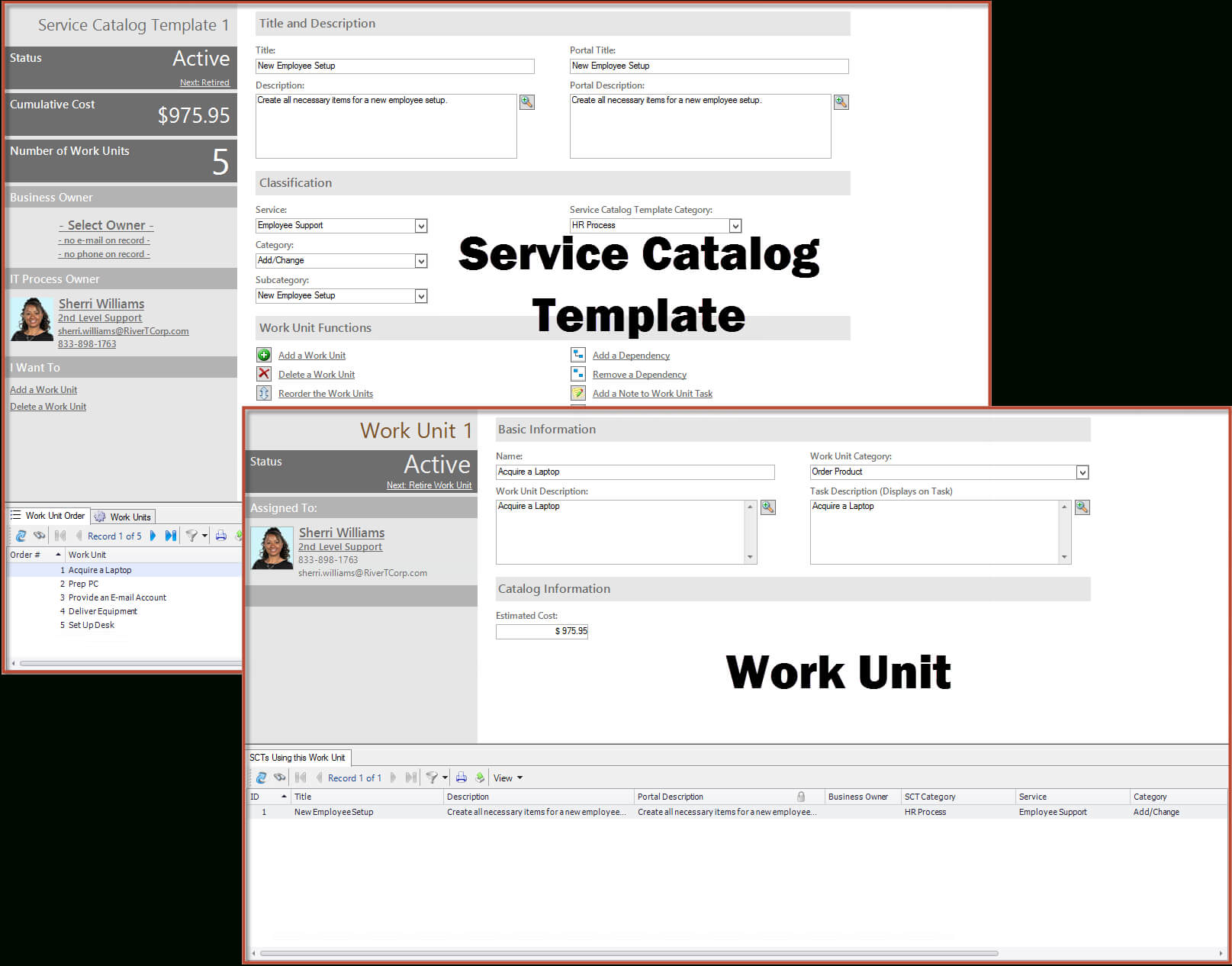 Service Catalog Template/work Unit (Light) Mapp With Regard To Business Service Catalogue Template