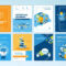 Set Of Brochure Design Templates On The Subject Of Education,.. Regarding Brochure Design Templates For Education