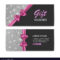 Set Of Gift Voucher Card Template Advertising Or For Advertising Card Template