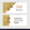 Set Of Gift Voucher Card Template Advertising Or pertaining to Advertising Card Template