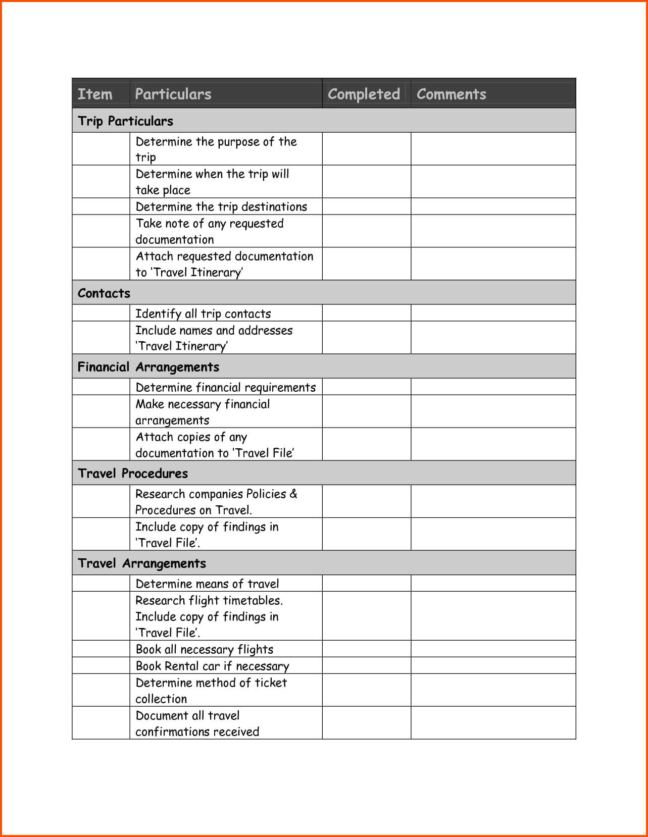 Shocking Business Travel Itinerary Template Ideas Xls Within Business Travel Itinerary Template Word