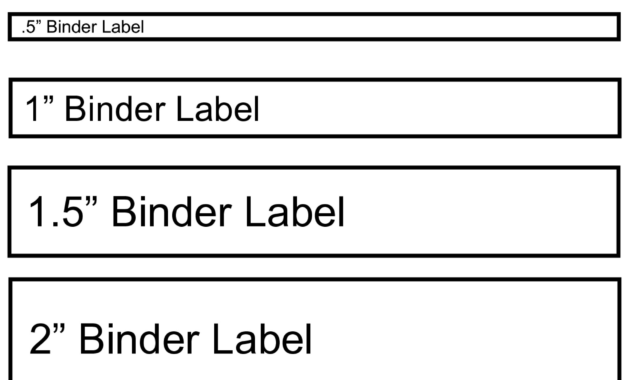 Singular Binder Spine Template 1 Inch Ideas 1/2 Free Avery within 1 Inch Binder Spine Template