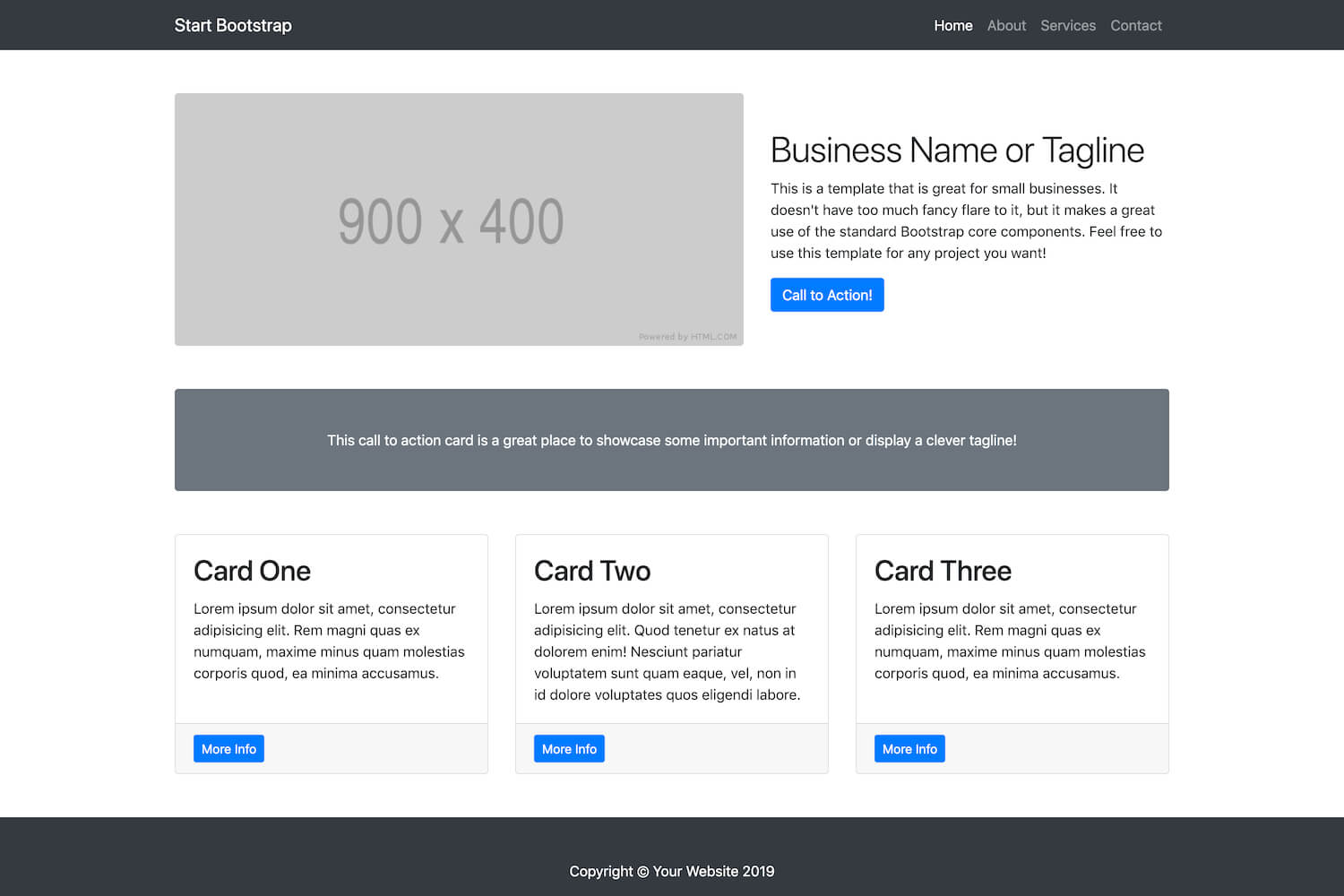 Small Business – Bootstrap Marketing Website Template Within Bootstrap Templates For Business