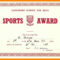 Sports Certificate Model – Colona.rsd7 With Regard To Athletic Certificate Template