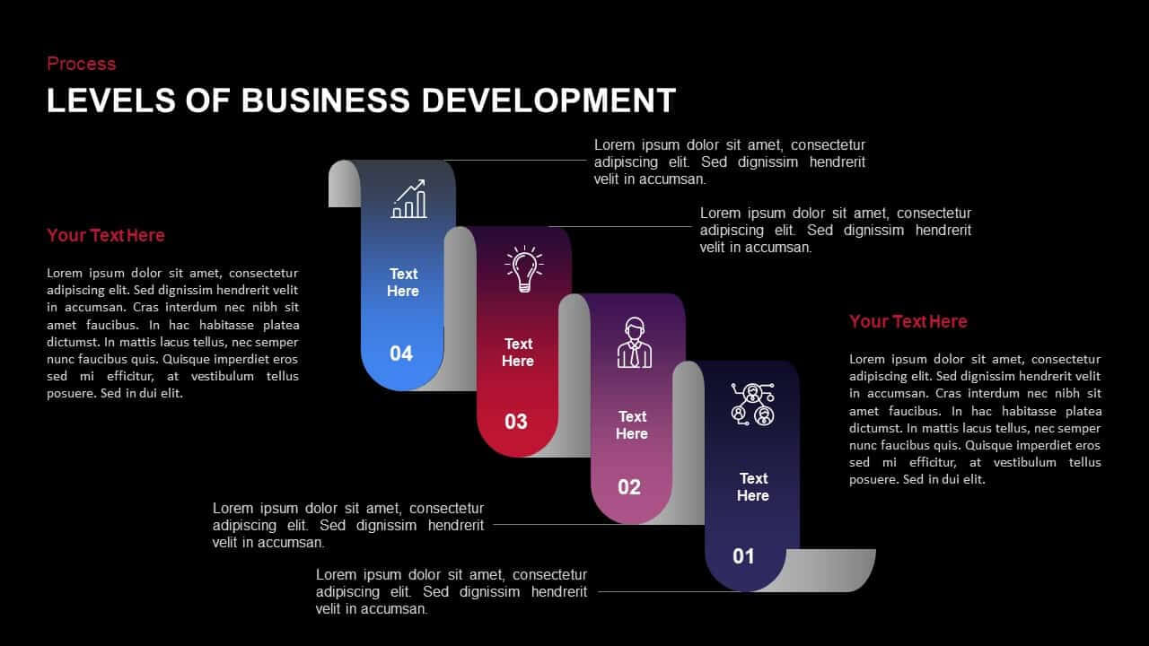 Stages Of Business Development Template For Powerpoint And Pertaining To Business Development Presentation Template
