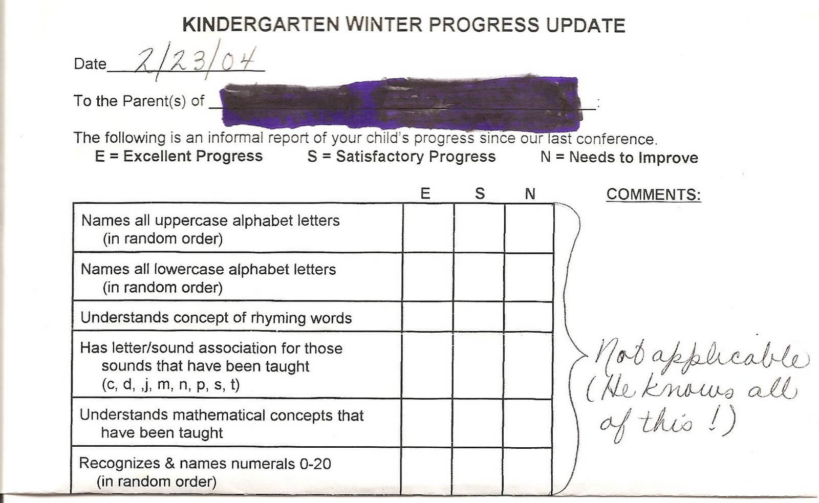 Student Progress Report Sample Comments ] – Teachers With Regard To Boyfriend Report Card Template