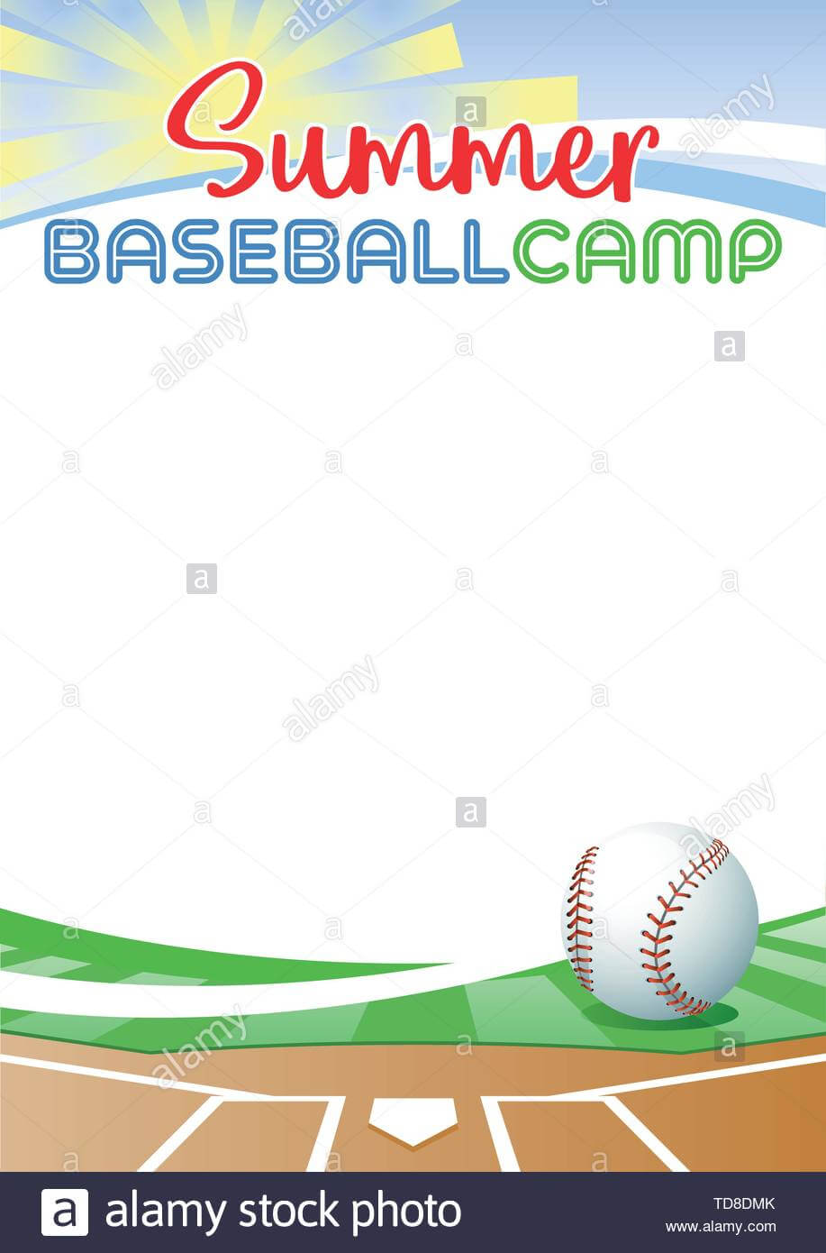 Summer Camp Stock Vector Images – Alamy For Basketball Camp Certificate Template