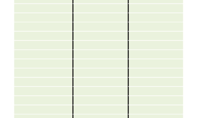 T Chart With 3 Columns | Templates At Allbusinesstemplates with 3 Column Word Template
