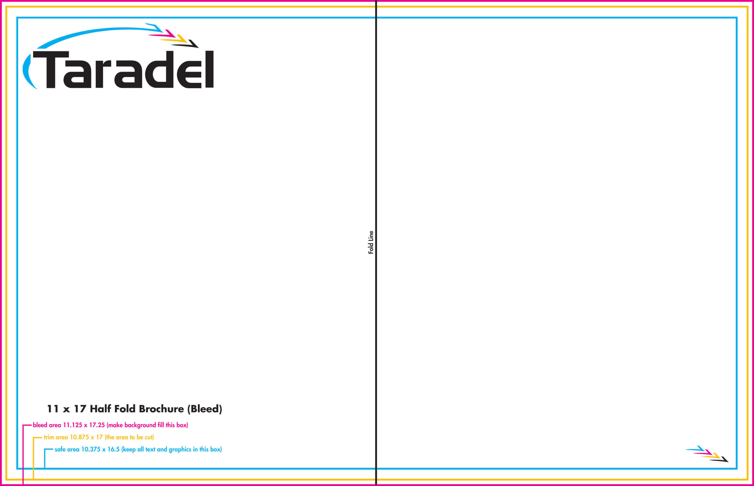 Taradel: Brochures Templates With Regard To 8.5 X11 Brochure Template