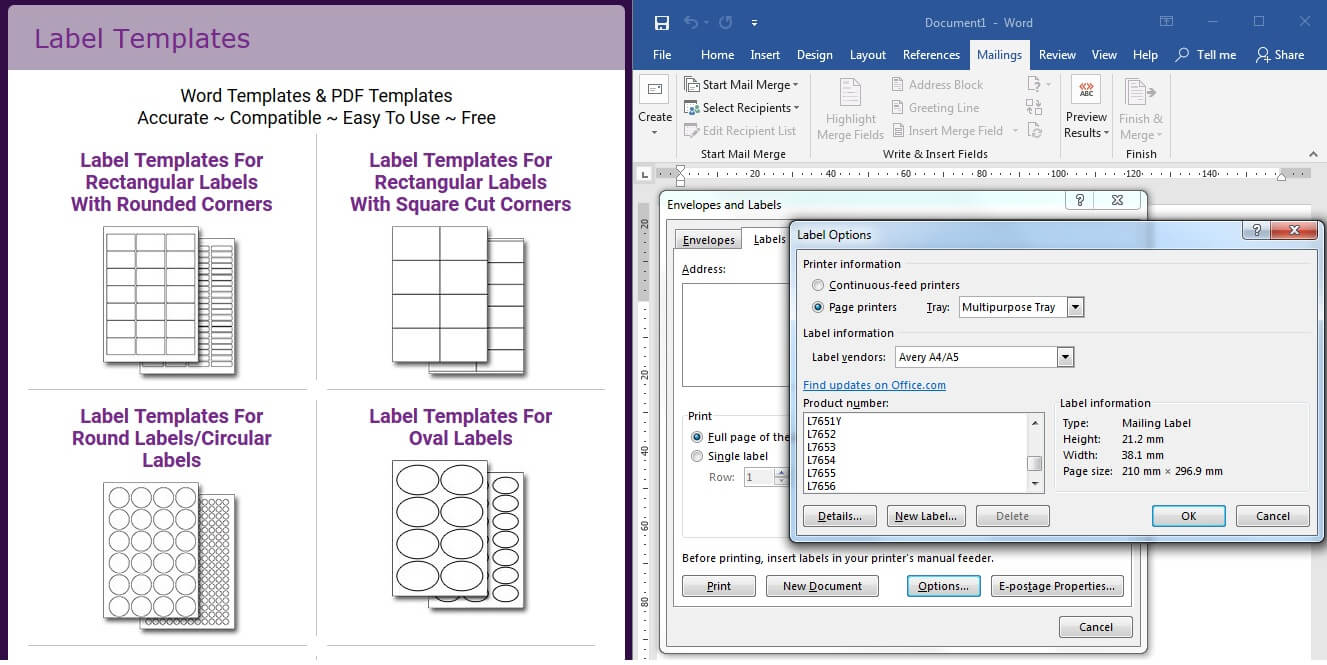 Template Definitions Archives - Label Planet Templates Blog Within A5 Label Template