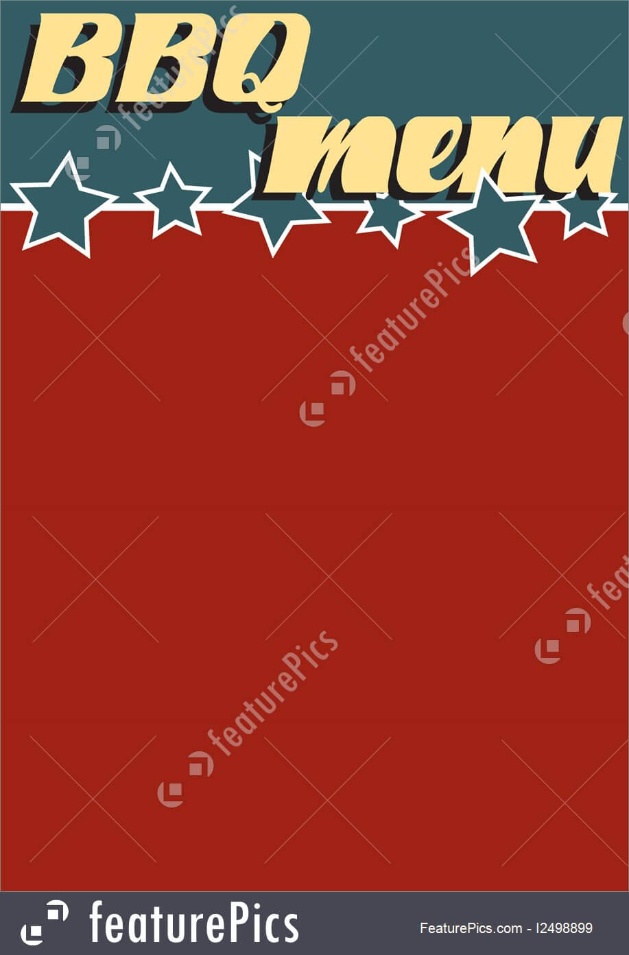 Templates: A Red White And Blue Menu Template, Perfect For 4Th Of July. Pertaining To 4Th Of July Menu Template