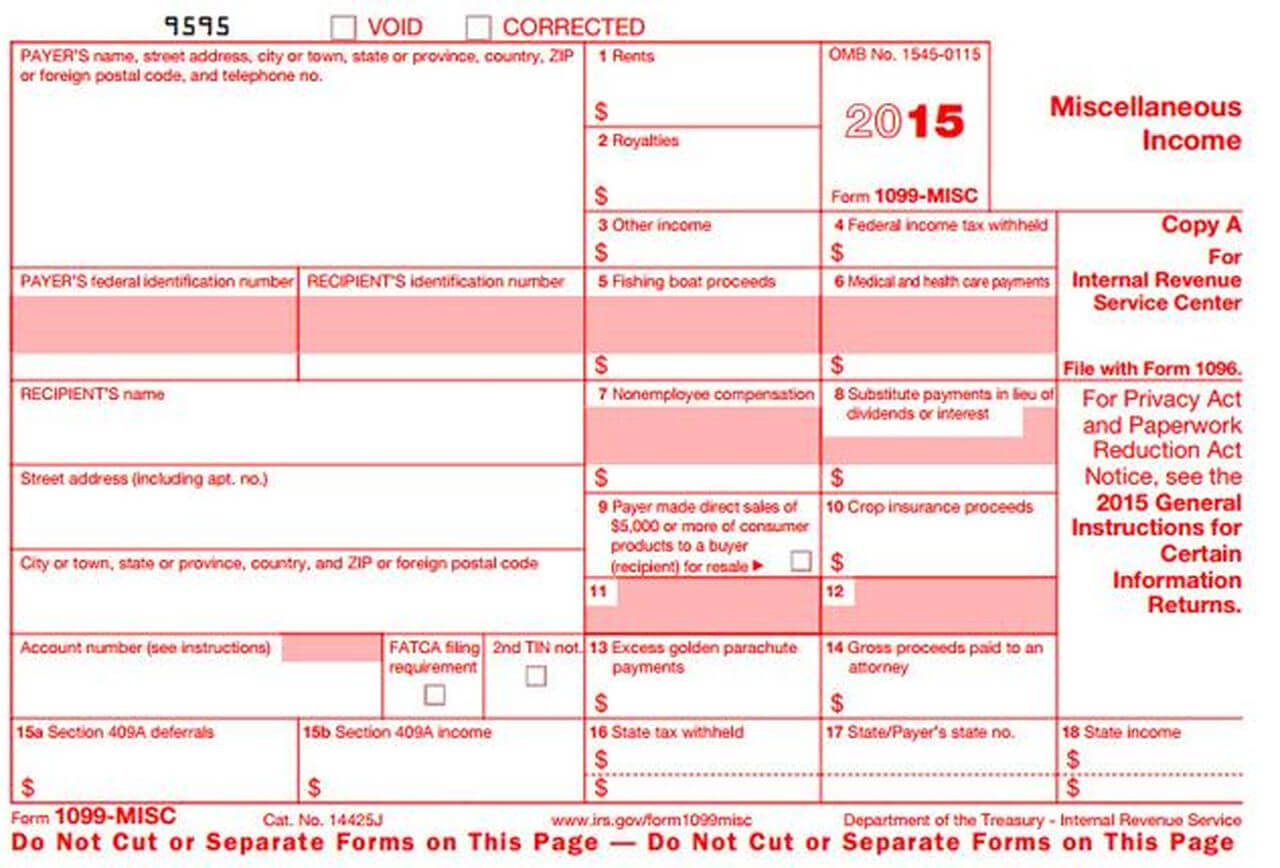 Ten Things You Should Know About Irs Form 1099 Before You With 1099 Template 2016